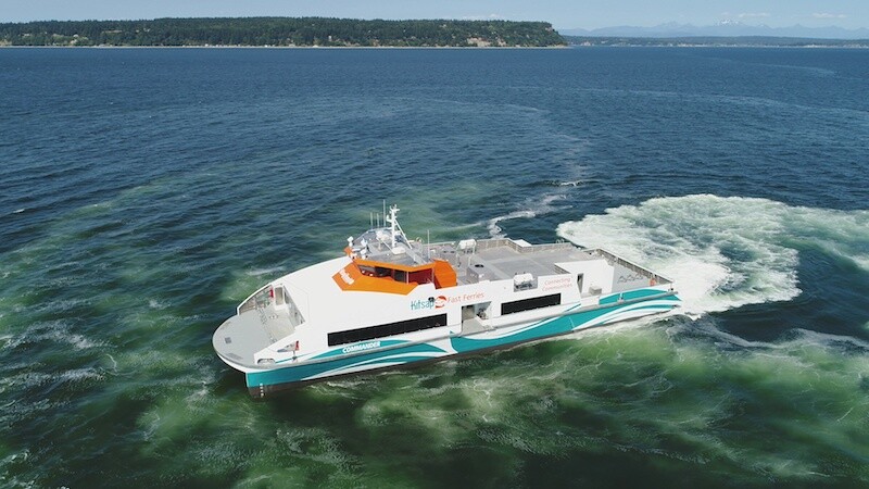 Nichols Brothers completes second fast ferry for Kitsap Transit